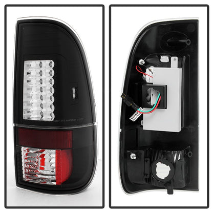 Spyder Ford F150 Styleside 97-03/F250 Version 2 LED Tail Lights Blk ALT-YD-FF15097-LED-G2-BK SPYDER