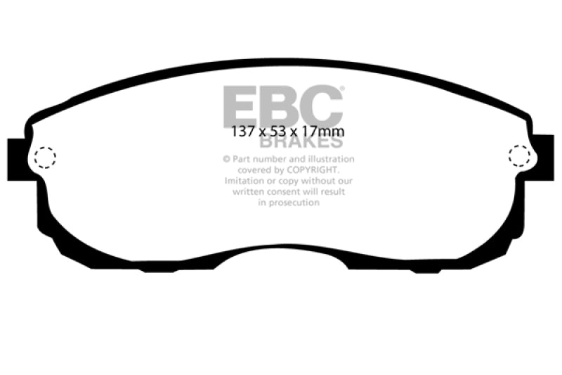 EBC GreenStuff Front Brake Pads - DP2775