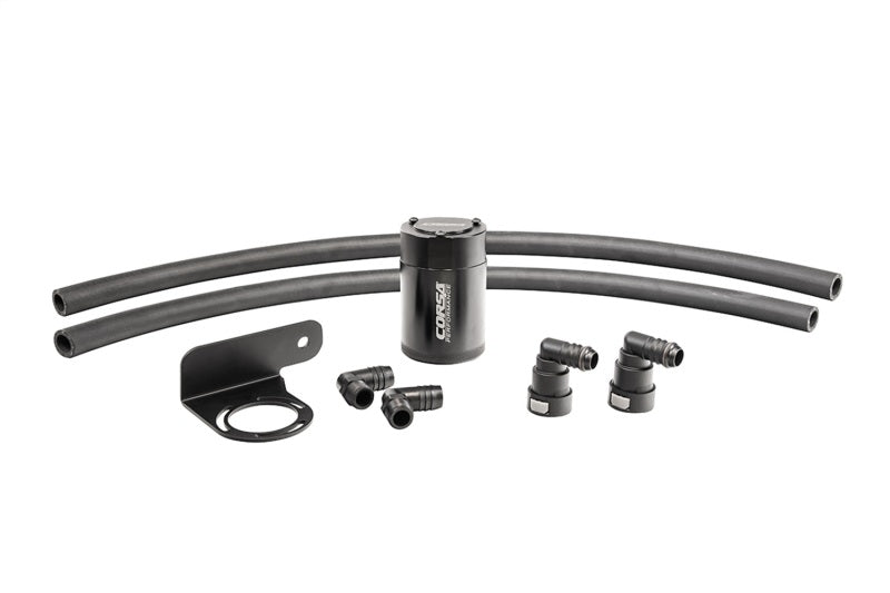 Corsa ALUMINUM OIL CATCH CAN W/ BRACKET | FORD F-150 ECOBOOST, RAPTOR, TREMOR 3.5T CORSA Performance