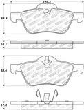 StopTech Premium Ceramic Front Brake Pads - 308.09390