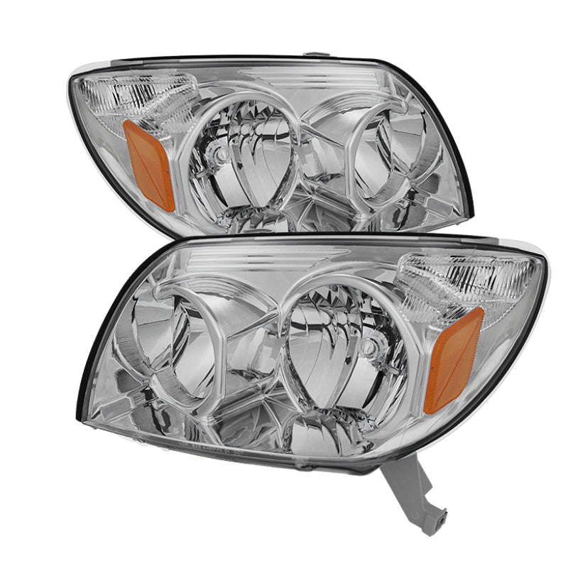 Xtune Toyota 4Runner 03-05 Crystal Headlights Chrome HD-JH-T4R03-AM-C SPYDER