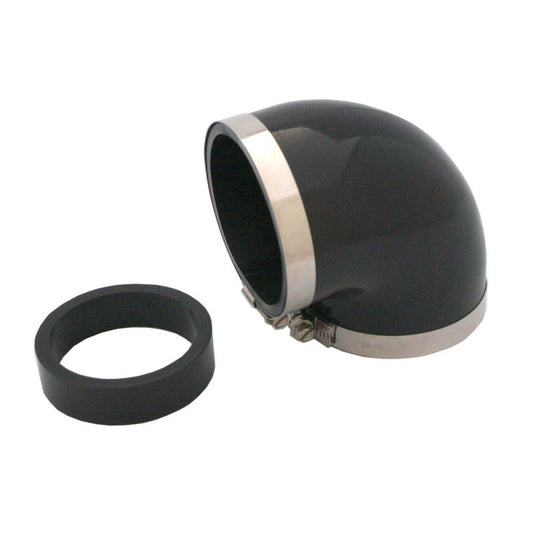 Spectre Coupler Elbow Reducer 3 in Pvc 90 Degree W/2.5 in Insert Black - 8791