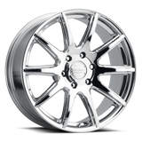 Raceline 159C Spike 18x8in / 6x139.7 BP / 35mm Offset / 106.1mm Bore - Chrome Wheel