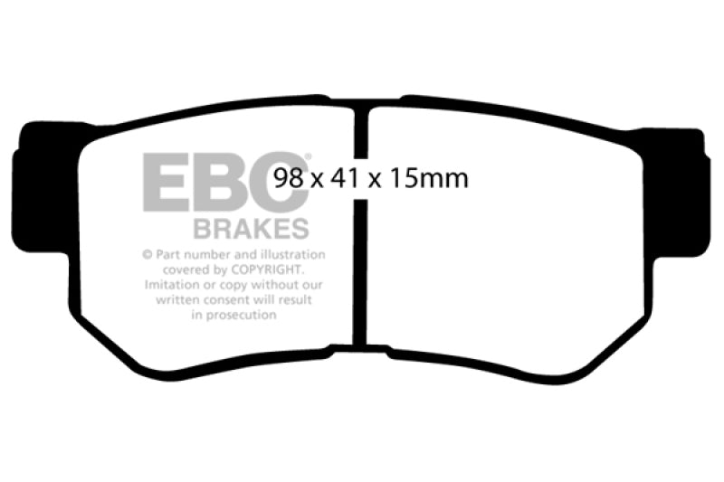 EBC GreenStuff Rear Brake Pads - DP21392 EBC