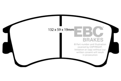 EBC YellowStuff Front Brake Pads - DP41465R EBC