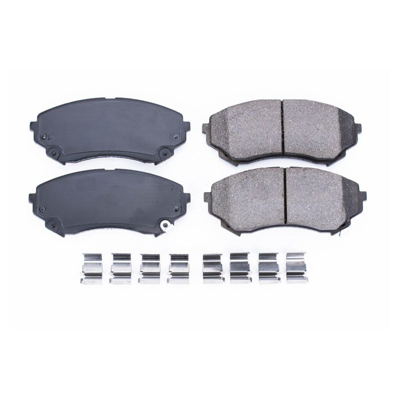 Power Stop 08-14 Cadillac CTS Front Z17 Evo Ceramic Brake Pad w/Hardware PowerStop