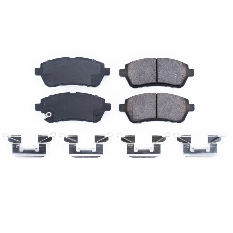 Power Stop 11-14 Mazda 2 Front Z17 Evolution Ceramic Brake Pads w/Hardware PowerStop