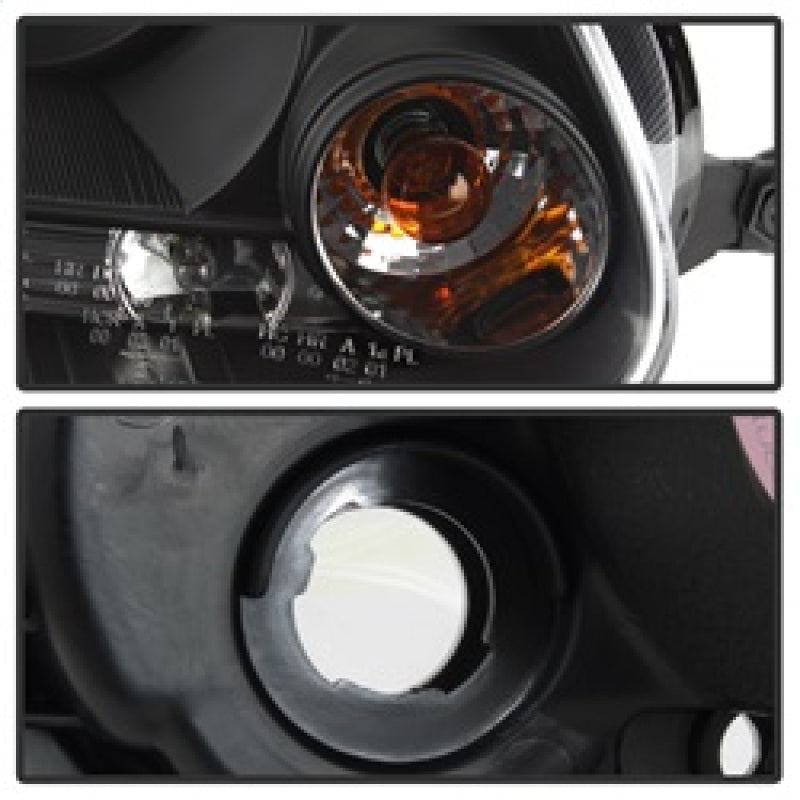 Spyder Volkswagen GTI 06-09/Jetta 06-09 Halogen Model Only - LED Halo DRL Black PRO-YD-VG06-HL-BK SPYDER