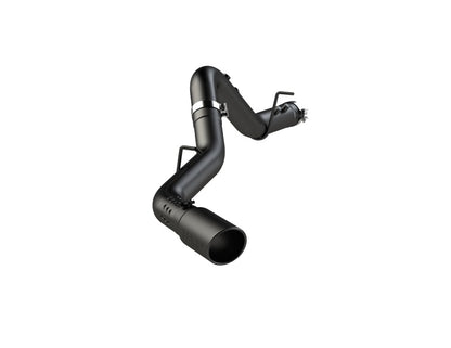 MBRP 2020+ GMC/Chevy 2500/3500 6.6L Duramax 4in Mand Bent Tubing Pro-Ser Cat Back Single Side - Blk MBRP