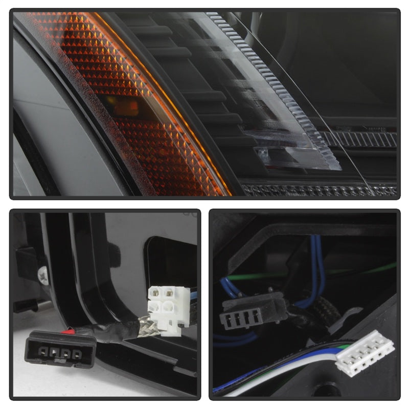 Spyder 08-15 Audi TT HID Xenon Projector Headlights w/Seq Turn Signal - Blk (PRO-YD-ATT08-HID-BK) SPYDER