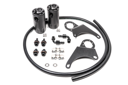 Radium Engineering Mitsubishi Evo Dual Catch Can Kit Fluid Lock