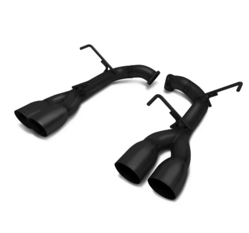 BLOX Racing 2022+ WRX Muffler Delete / Axle Back Single Wall 4in - Matte Black Tips BLOX Racing