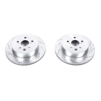 Power Stop 2006 Lexus GS300 Rear Evolution Drilled & Slotted Rotors - Pair PowerStop