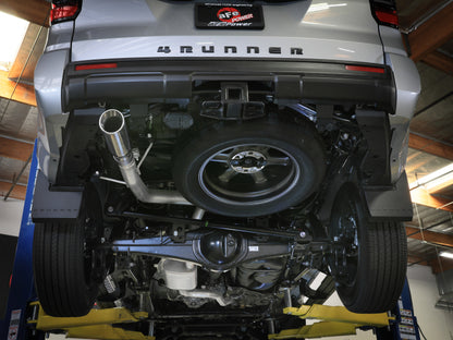 aFe Takeda 2-1/2 IN 304 Stainless Steel Cat-Back Exhaust System w/ Polished Tip - 49-36631-P