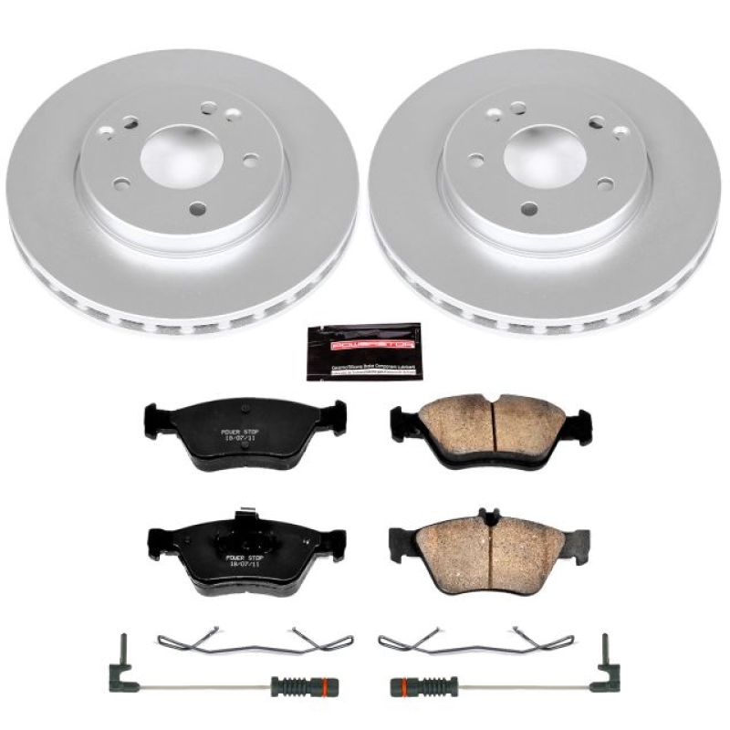 Power Stop 99-00 Mercedes-Benz C230 Front Z23 Evolution Sport Coated Brake Kit PowerStop