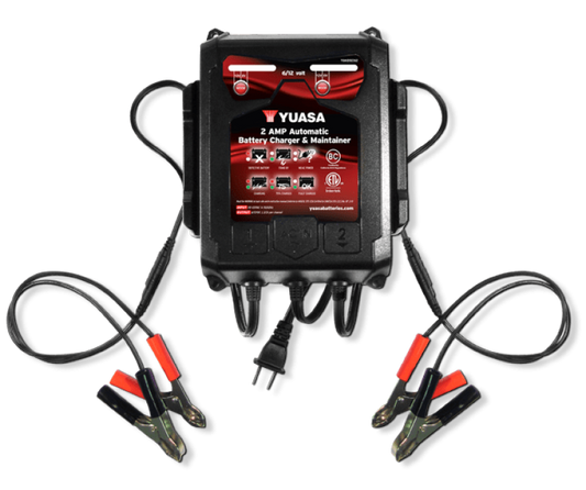 Yuasa Yuasa Two Bank 2 Amp Charger Yuasa Battery