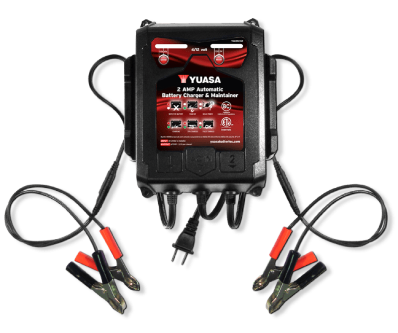 Yuasa Yuasa Two Bank 2 Amp Charger