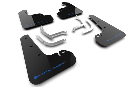 Rally Armor 2024 Subaru Impreza Black UR Mud Flap w/ Light Blue Logo Rally Armor