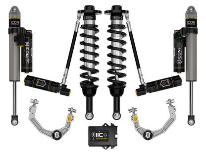 ICON 21-24 Ford F150 4WD 2.75-3.5in Stage 5 Suspension System - Billet UCA
