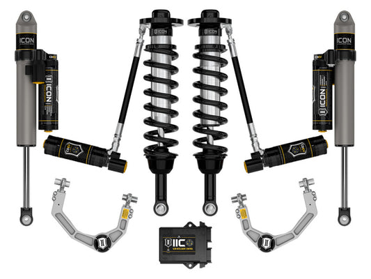 ICON 21-24 Ford F150 4WD 2.75-3.5in Stage 5 Suspension System - Billet UCA