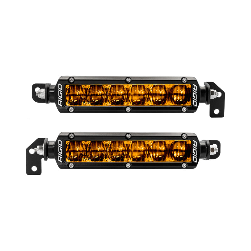 Rigid Industries 2022+ Toyota Tundra 6in SR-Series Selective Yellow Fog Light Kit