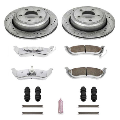 Power Stop 10-11 Ford Ranger Rear Z26 Street Warrior Brake Kit PowerStop