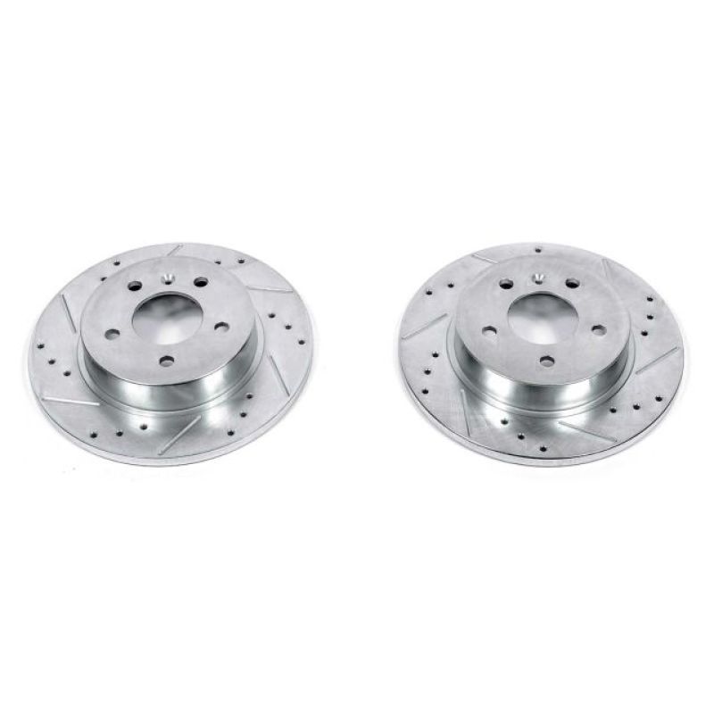 Power Stop 06-11 Buick Lucerne Rear Evolution Drilled & Slotted Rotors - Pair PowerStop