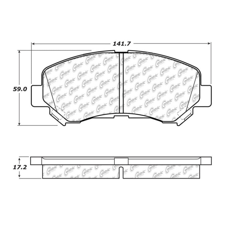 StopTech Premium Ceramic Brake Pads - 308.13380