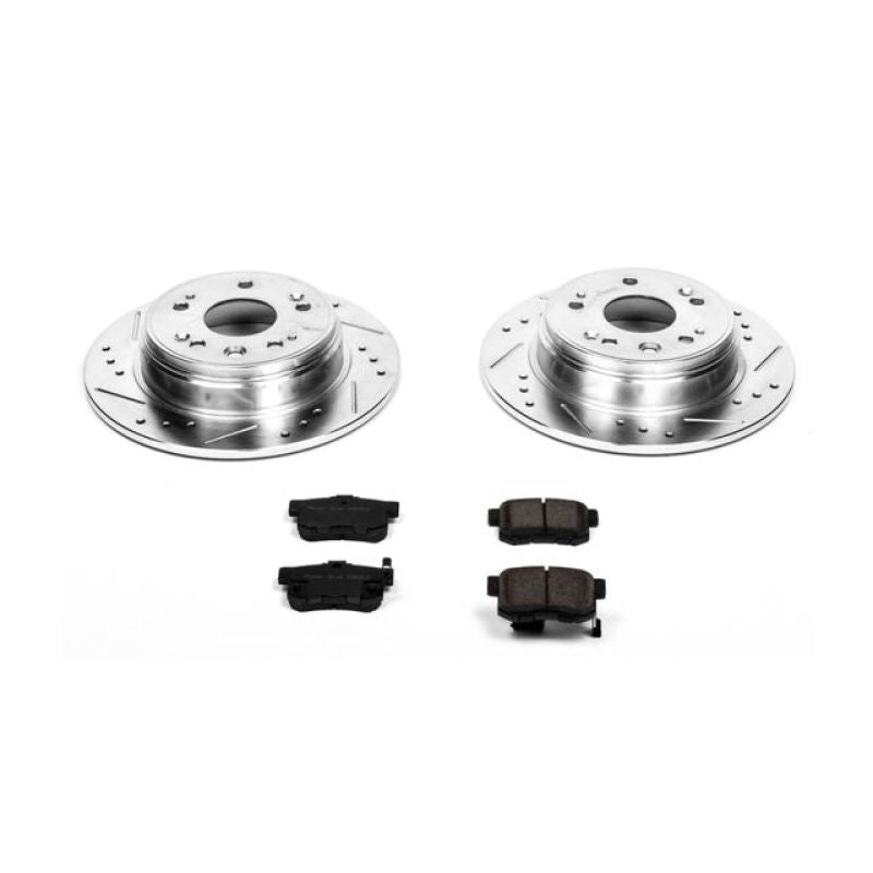 Power Stop 02-04 Honda CR-V Rear Z23 Evolution Sport Brake Kit PowerStop