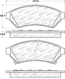 StopTech Street Disc Brake Pads - 305.10750