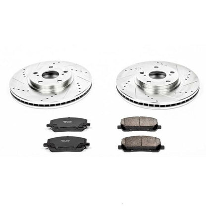 Power Stop 01-07 Toyota Highlander Front Z23 Evolution Sport Brake Kit PowerStop