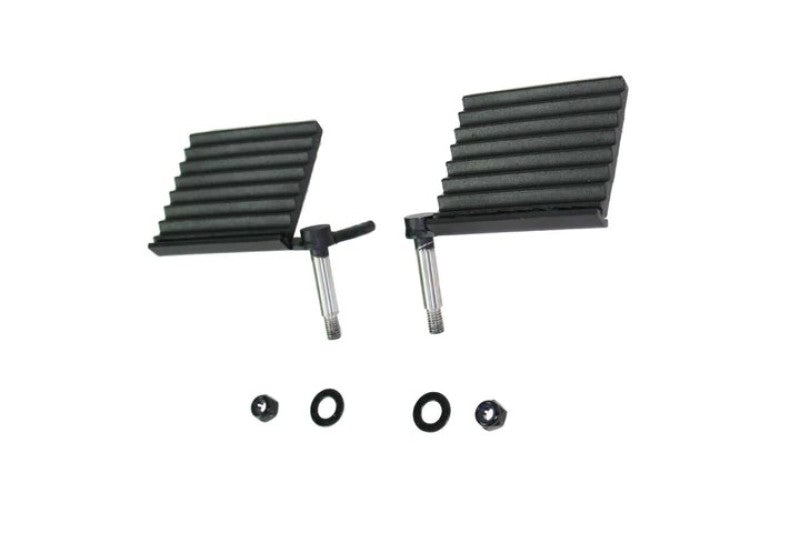 Fishbone Offroad 2018+ Jeep Wrangler JL / 2020+ Gladiator JT Foot Peg Set - Black Fishbone Offroad