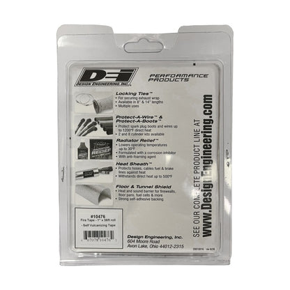 DEI Fire Tape 1in x 36ft Roll - Self Vulcanizing Tape - Black DEI