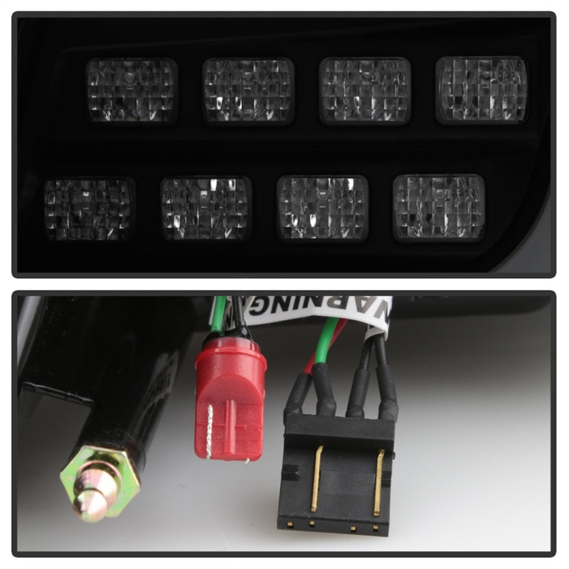 Spyder Mitsubishi Lancer/Evolution X 08-14 V2 LED Tail Lights - Black Smoke ALT-YD-ML08V2-SEQ-BSM SPYDER