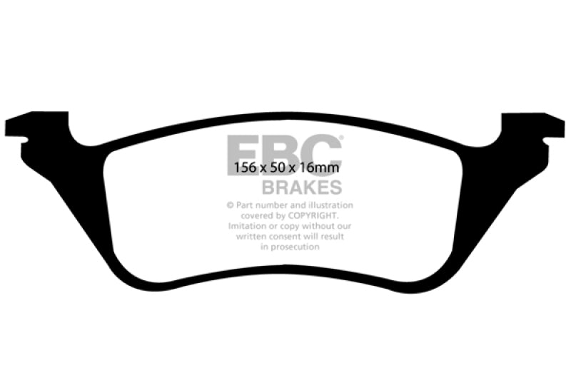 EBC GreenStuff Rear Brake Pads - DP61629 EBC