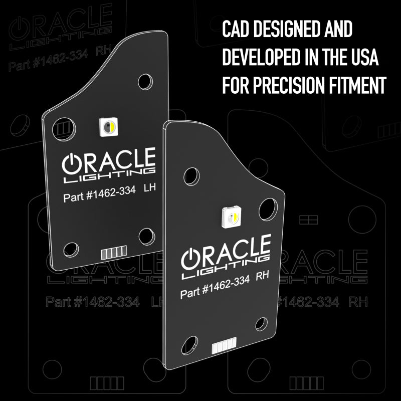 Oracle 21-22 Ford F-150 ColorSHIFT RGB+W Fog Light DRL Upgrade Kit w/ No Controller ORACLE Lighting