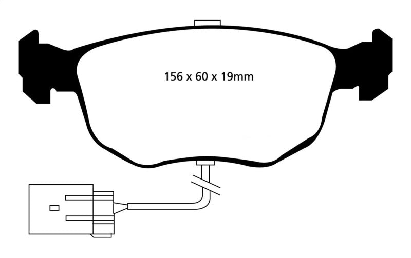 EBC RedStuff Front Brake Pads - DP3956C EBC