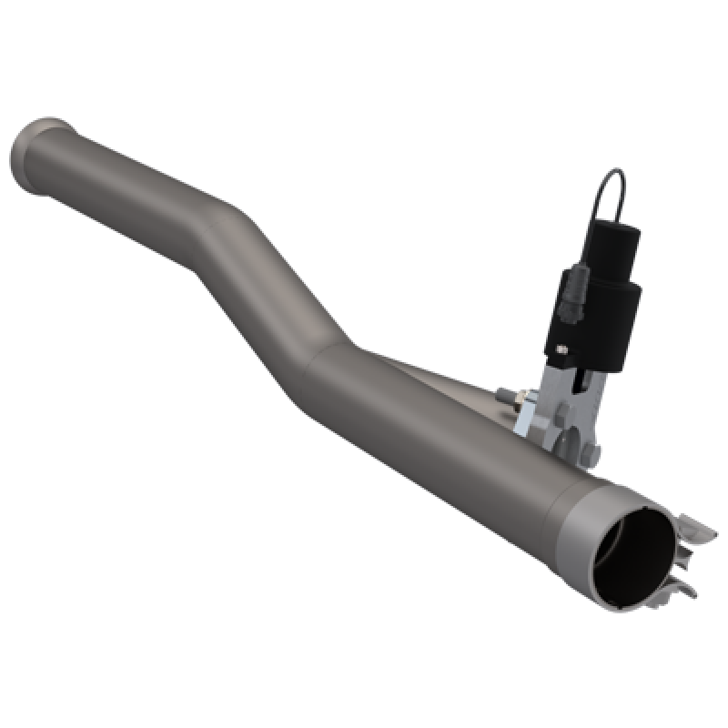 QTP 2018 Jeep Wrangler JL 4DR 2.5in 304SS Aggressor Cutout Mid Pipe QTP