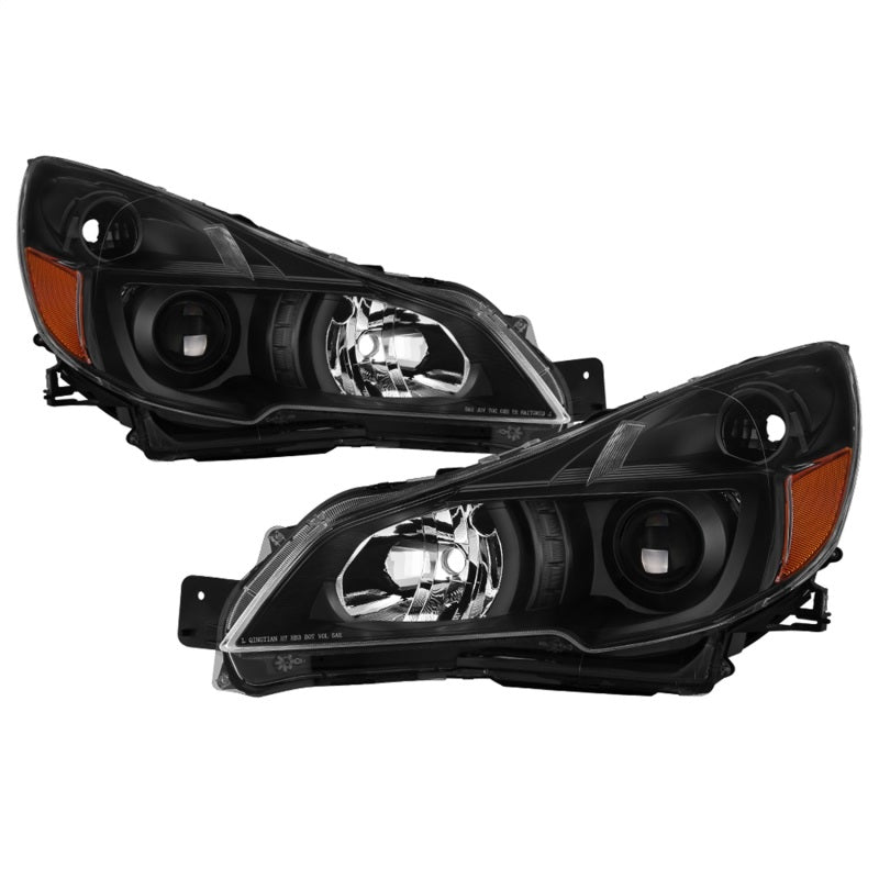 xTune 13-14 Subaru Legacy/Outback OEM Style Headlights-Black (HD-JH-SLEG13-AM-BK) SPYDER