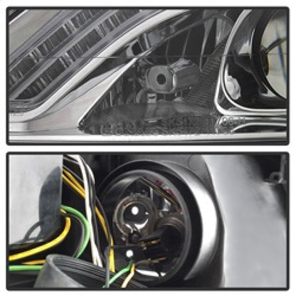 Spyder Mercedes W221 S Class 07-09 Headlights - HID Model Only - Chrome PRO-YD-MBW22107-HID-DRL-C SPYDER