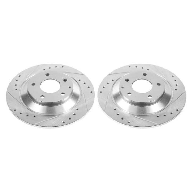 Power Stop 13-19 Mazda CX-5 Rear Evolution Drilled & Slotted Rotors - Pair PowerStop