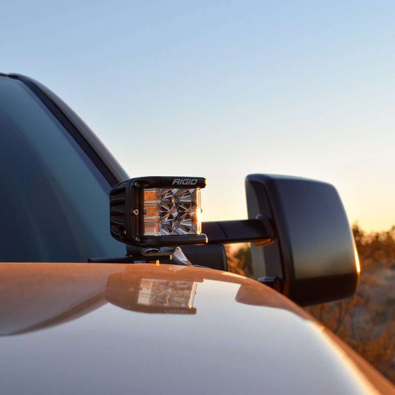 Rigid Industries 14-20 Toyota Tundra A-Pillar Light Kit (Includes D-SS Flood) Rigid Industries