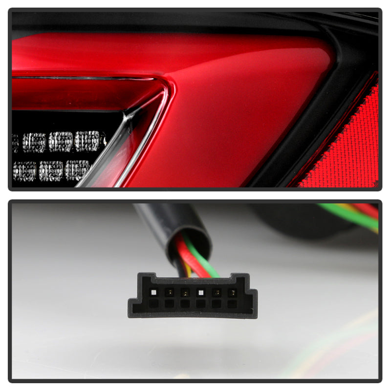 Spyder 11-17 BMW 5 Series F10 F18 M5  Sequential Turn Signal LED Tail Light - BK ALT-YD-BMWF1011-BK SPYDER