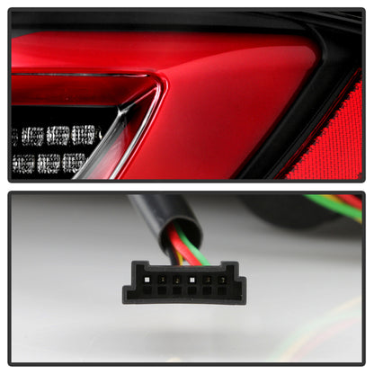 Spyder 11-17 BMW 5 Series F10 F18 M5  Sequential Turn Signal LED Tail Light - BK ALT-YD-BMWF1011-BK SPYDER