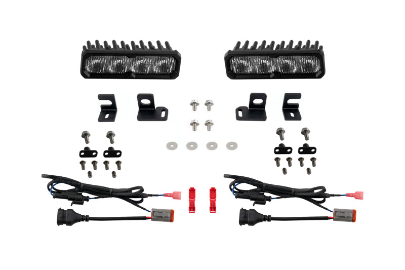 Diode Dynamics 2024-2026 Toyota 4RunnerTacoma/4Runner Fog SS6 Sport LED Kit White 6000K