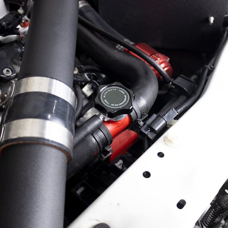 Mishimoto 08-15 Mitsubishi Lancer Evo X Coolant Fill Inlet - Black Mishimoto