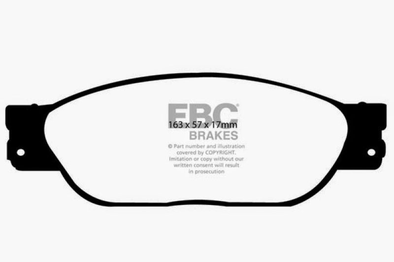 EBC RedStuff Front Brake Pads - DP31220C EBC