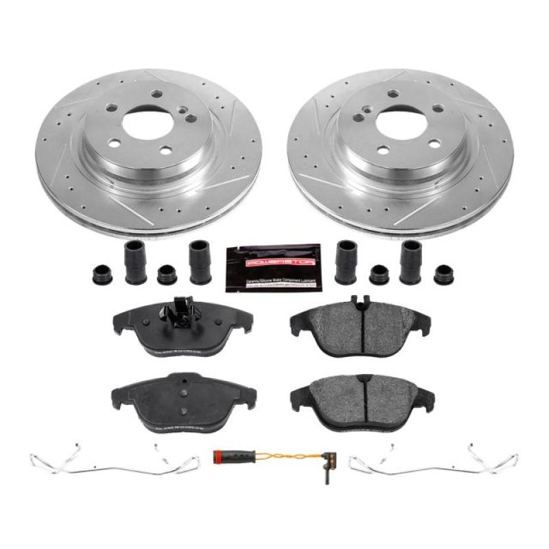 Power Stop 12-15 Mercedes-Benz C250 Rear Z23 Evolution Sport Brake Kit PowerStop