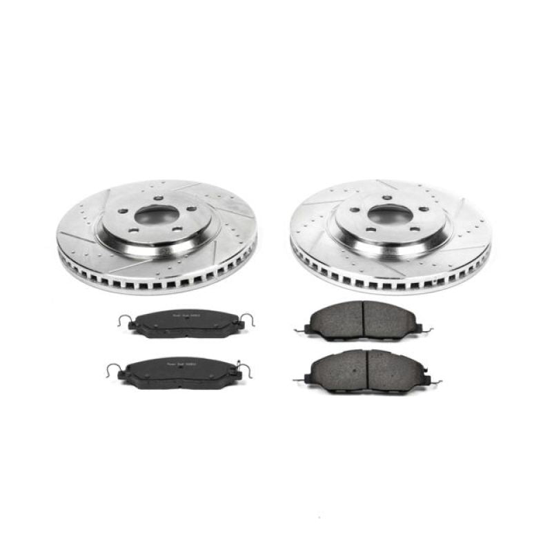 Power Stop 11-14 Ford Mustang Front Z23 Evolution Sport Brake Kit PowerStop