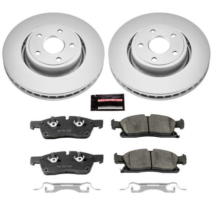 Power Stop 13-16 Dodge Durango Front Z17 Evolution Geomet Coated Brake Kit PowerStop